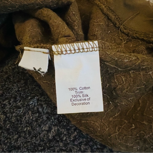 J. Crew Olive Green Sequin Embellished Short Sleeve Shirt Blouse - Picture 16 of 16